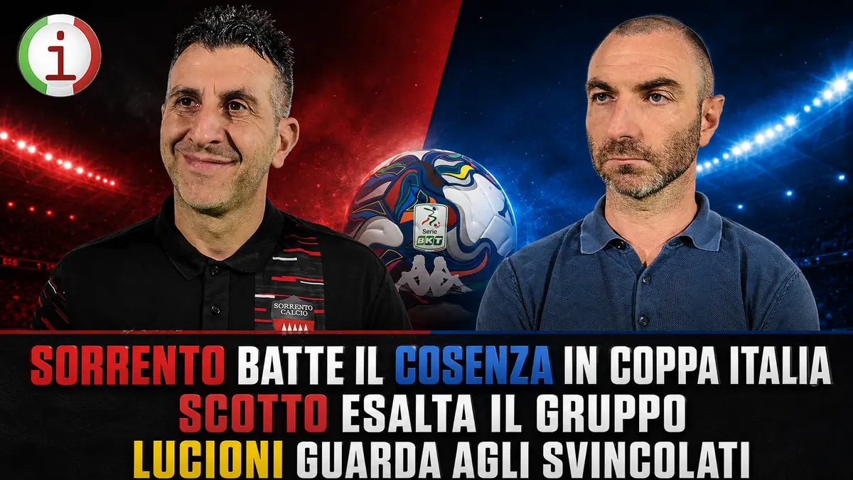 Sorrento-Cosenza 1-0 in Coppa Italia Mister Scotto esalta il gruppo Ds Lucioni guarda agli svincolati