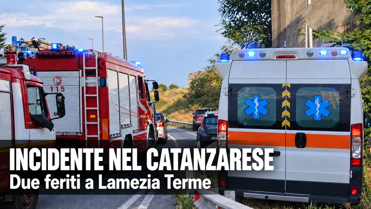 Incidente a Savutano, scontro tra due auto: feriti i conducenti