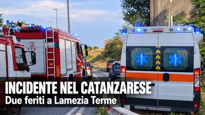Incidente a Savutano, scontro tra due auto: feriti i conducenti