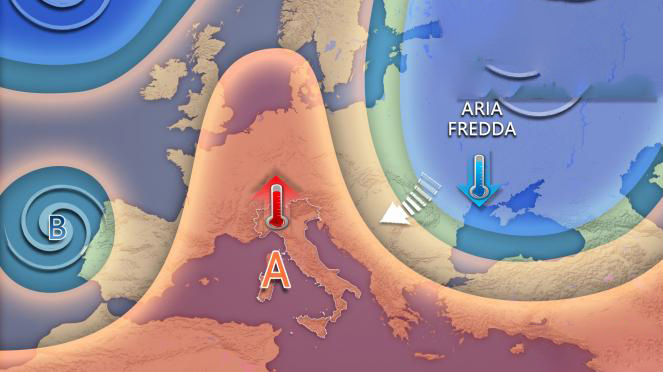 Meteo Italia: anticiclone subtropicale, caldo anomalo fino a 26°C e poi svolta con freddo e temporali