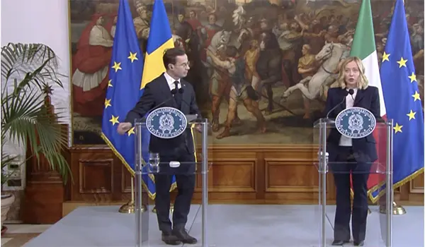 Dichiarazioni di Meloni e Kristersson: sicurezza, competitività e immigrazione in Europa (Video)