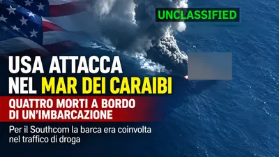 USA, nuovo attacco nei Caraibi contro un’imbarcazione sospettata di narcotraffico