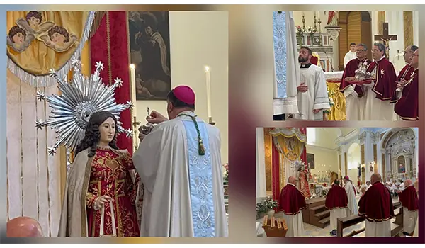 Solenne incoronazione della Madonna del Carmine: restituiti alla comunità gli arredi sacri restaurati