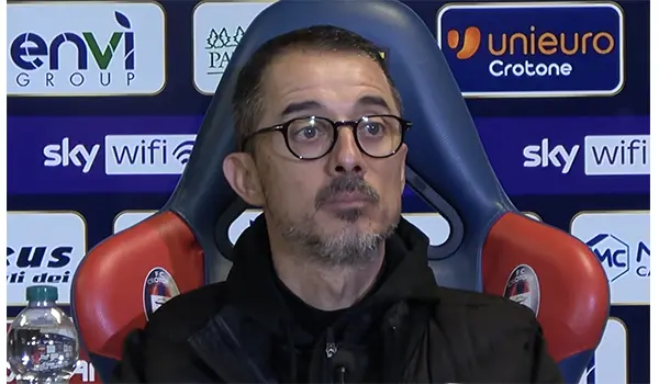 Crotone-Cavese 2-0, Longo applaude i rossoblù: “Squadra dominante, ora testa al Trapani”. Video