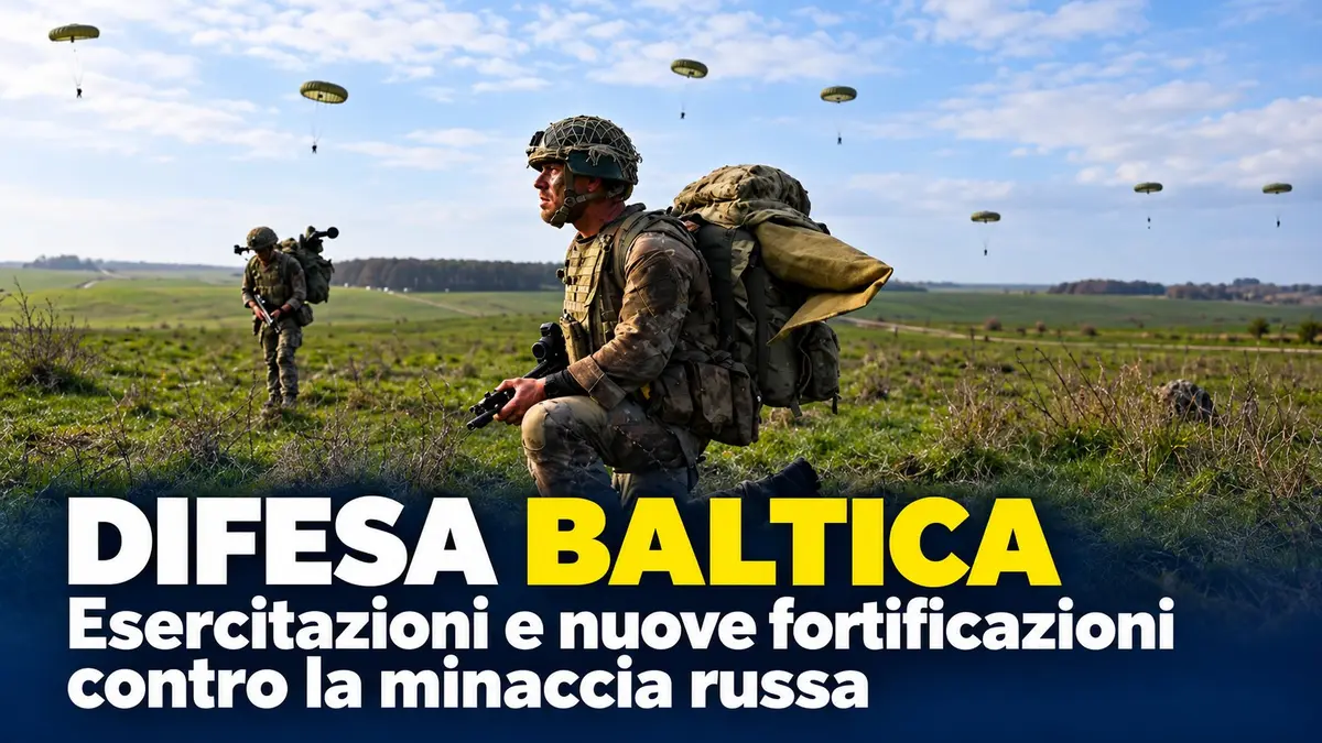 Difesa baltica: esercitazioni e nuove fortificazioni contro la minaccia russa