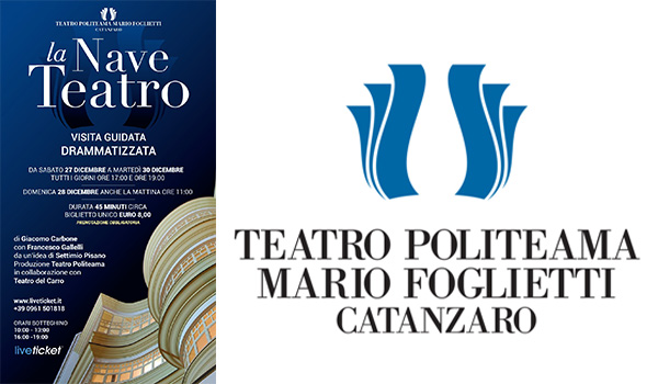 Dal 27 al 30 dicembre l’esperienza guidata nel cuore del Teatro Politeama di Catanzaro