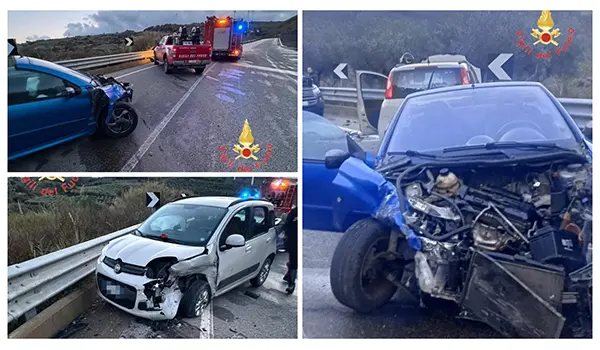 Scontro tra due auto tra Maida e Curinga: ferita una donna, intervento dei Vvf