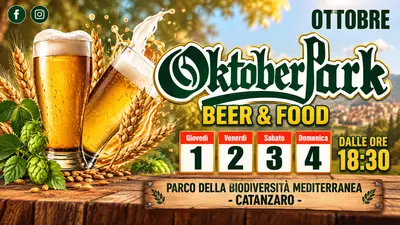Catanzaro, arriva Oktober Park: quattro giorni di birra, street food e musica al Parco della Biodiversità