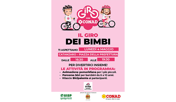 Catanzaro, Il Giro dei Bimbi anima il centro storico tra sport educazione e divertimento per famiglie