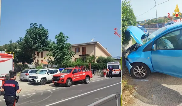 Incidente a Catanzaro in via Conti Falluc, tre feriti e traffico rallentato nella zona sud