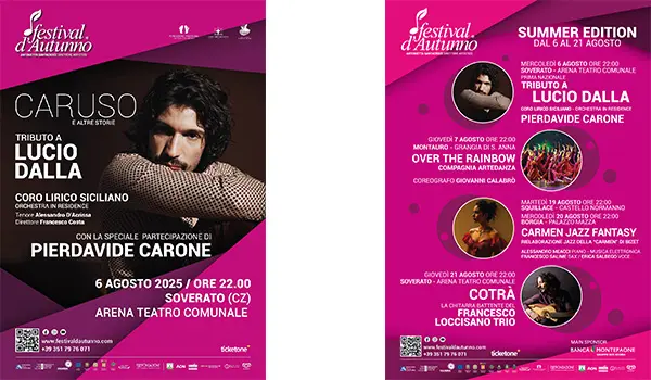 L’estate si accende con la Summer Edition del Festival d’Autunno