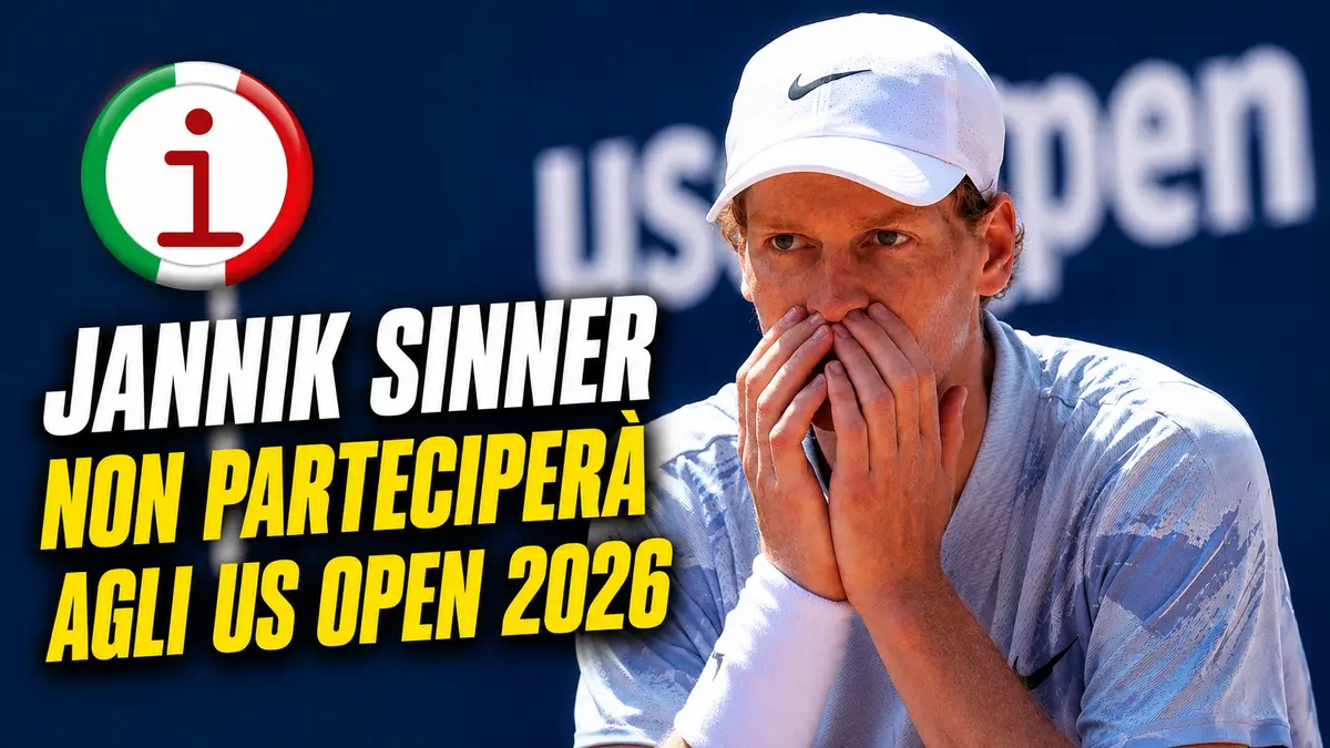 Jannik Sinner salta gli US Open per infortunio al ginocchio: la decisione del campione azzurro