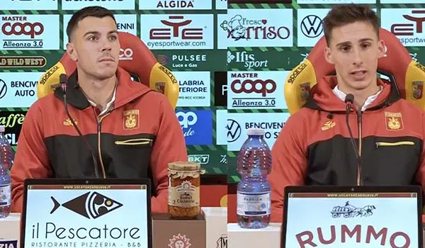 Catanzaro–Virtus Entella 3-2: le parole di Pontisso e Cassandro nel dopo gara. (Video)
