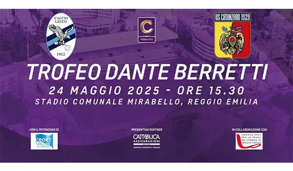 Catanzaro sogna lo Scudetto Primavera: sabato la finalissima del Trofeo Berretti contro il Lecco