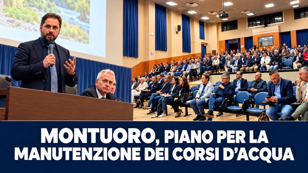 Antonio Montuoro, piano per la manutenzione dei corsi d’acqua