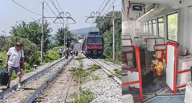 Circumvesuviana in tilt: passeggeri in fuga e tratte interrotte. Protestano i comitati pendolari