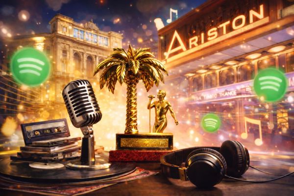 Sanremo senza tempo: la classifica delle canzoni vincitrici del Festival più ascoltate su Spotify