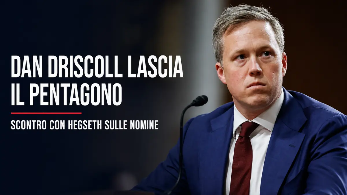 Dan Driscoll lascia il Pentagono, scontro con Hegseth sulle nomine