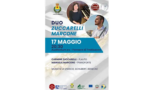 Il duo Zuccarelli-Marcone protagonista allo Ionio International Music Festival 2025 di Trebisacce