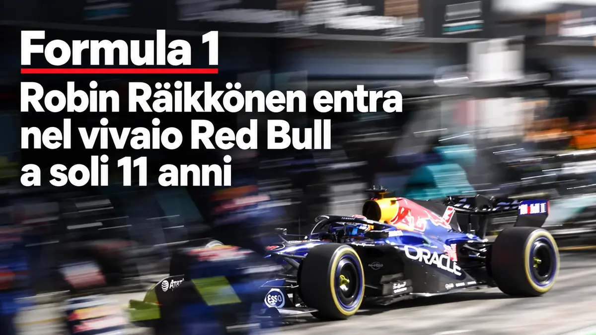 Formula 1, Robin Räikkönen entra nel vivaio Red Bull a soli 11 anni