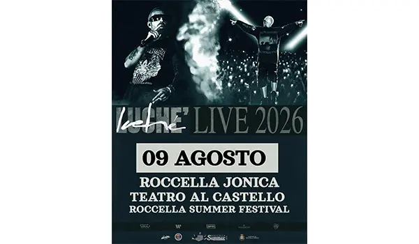 Roccella Summer Festival 2026, il 9 agosto sul palco del Teatro al Castello ci sarà una data del Luchè Arena tour
