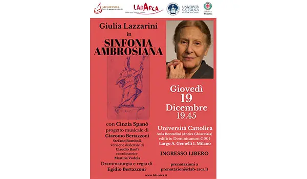 Giulia Lazzarini | Sinfonia Ambrosiana