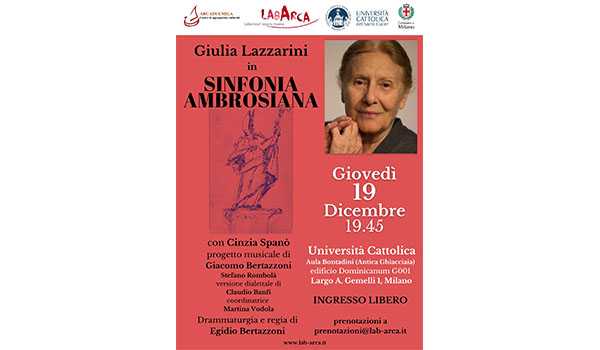 Giulia Lazzarini | Sinfonia Ambrosiana