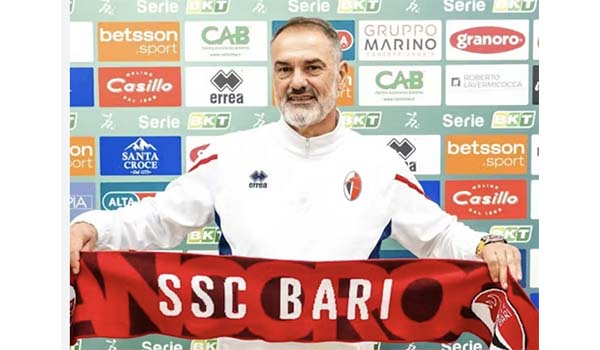 Serie B, Bari: è ufficiale Vincenzo Vivarini nuovo allenatore
