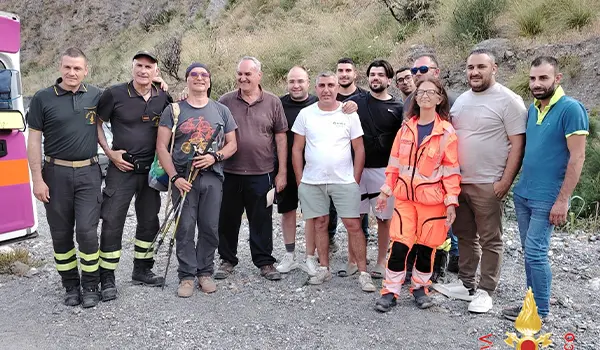 VVF soccorrono escursionisti sul Sentiero dell’Inglese