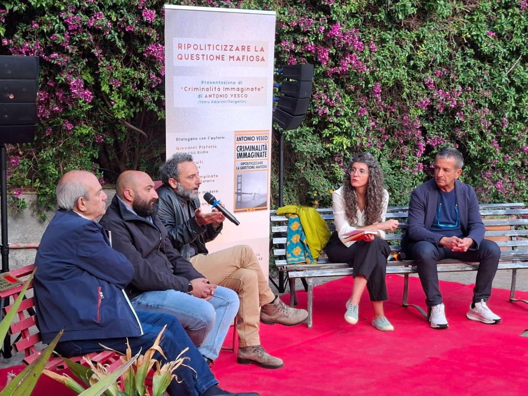 Catania, presentato alla Cgil il libro di Antonio Vesco “Criminalità immaginate”