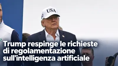 Trump respinge le richieste di regolamentazione sull'intelligenza artificiale