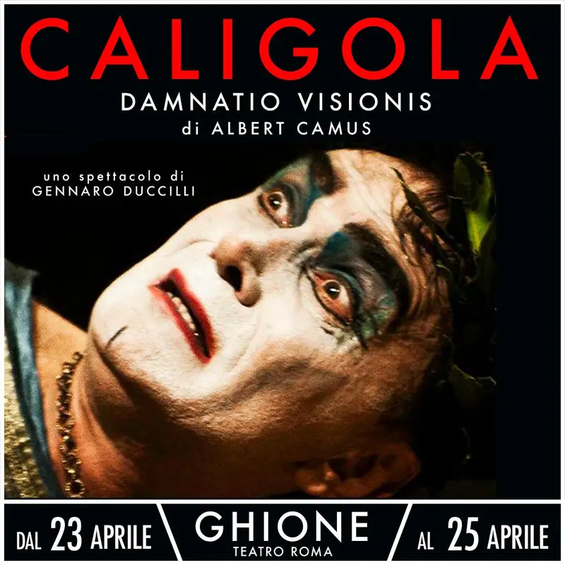 GENNARO DUCCILLI è CALIGOLA di Albert Camus Regia Gennaro Duccilli Scene Sergio Gotti
