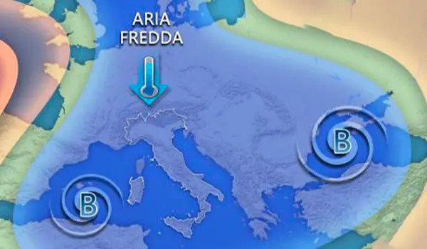 Meteo Domenica delle Palme 2026: freddo, piogge e neve ma con miglioramento temporaneo