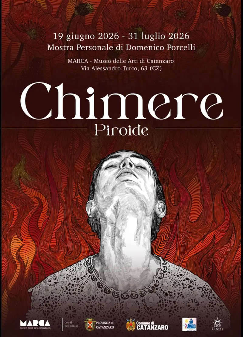 "Chimere": al MARCA di Catanzaro la grande mostra personale di Piroide, un viaggio immersivo tra identità, mito e materia