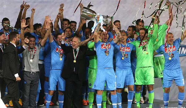 Napoli-Bologna 2-0, trionfo azzurro in Supercoppa: De Laurentiis esulta
