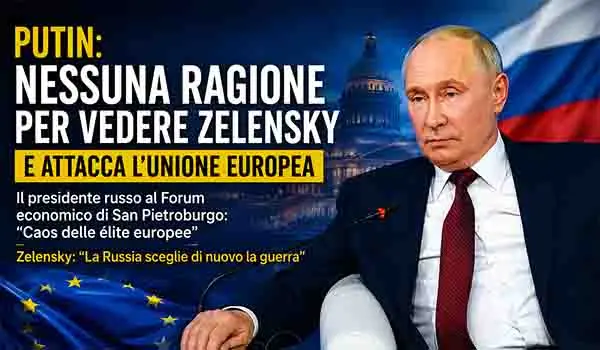 Putin chiude a Zelensky e rilancia gli obiettivi della Russia: tensione alta sul fronte diplomatico
