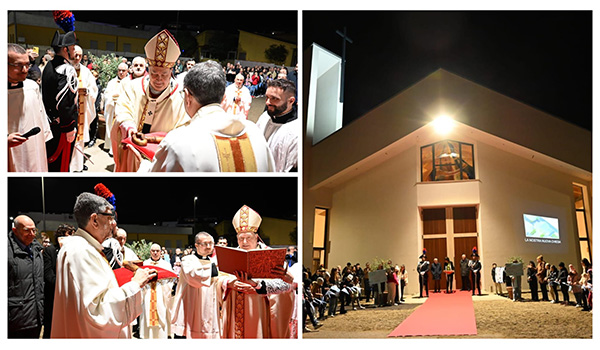 “Una Chiesa di Pietre Vive”: Mons. Maniago dedica la nuova Chiesa Parrocchiale di Squillace Lido