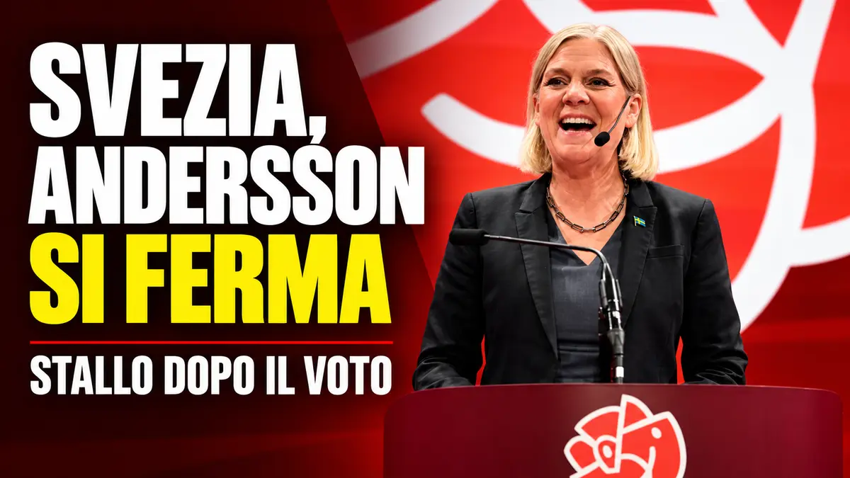 Svezia: Andersson rinuncia a formare il governo, stallo politico dopo le elezioni