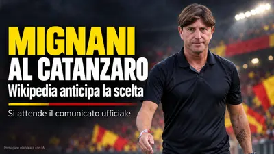 Michele Mignani al Catanzaro la pagina Wikipedia anticipa la scelta per la panchina