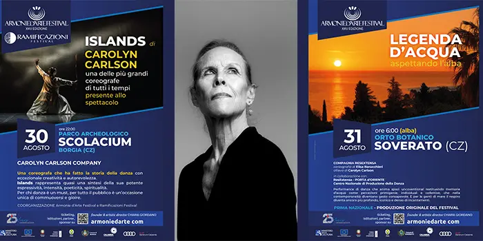 Armonie d’Arte Festival: weekend di danza internazionale con Carolyn Carlson e Resextensa