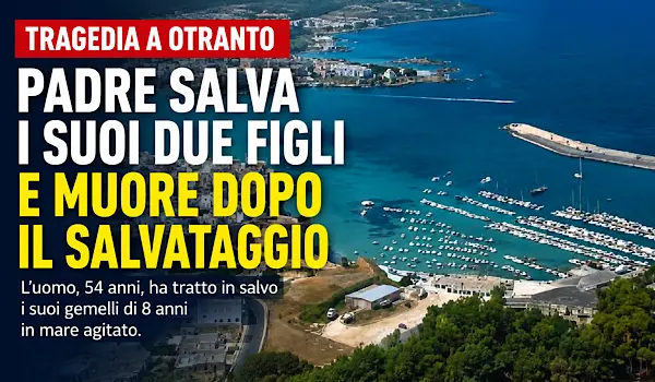 Tragedia in Salento, padre salva i due figli dalle onde e perde la vita dopo il salvataggio