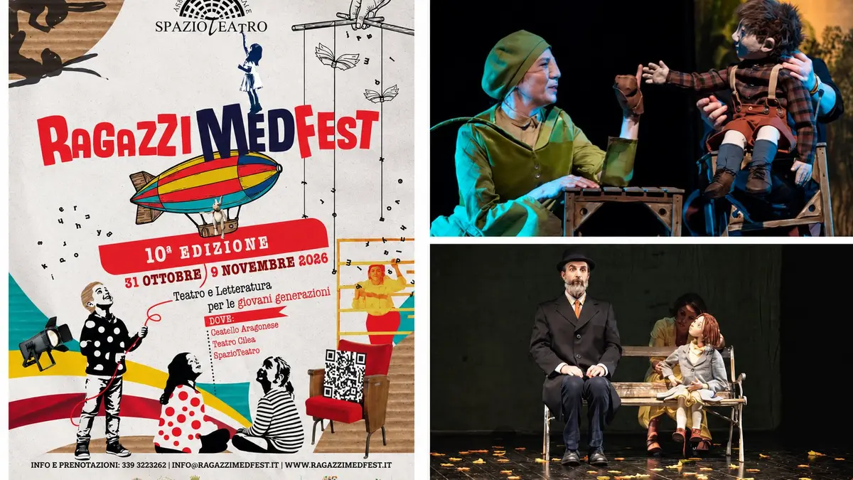 Ragazzi MedFest festeggia la decima edizione: a Reggio Calabria torna il festival per ragazzi 