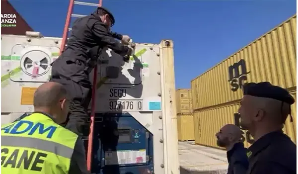 Maxi sequestro di cocaina al porto di Gioia Tauro: oltre 175 chili nascosti tra pesce surgelato