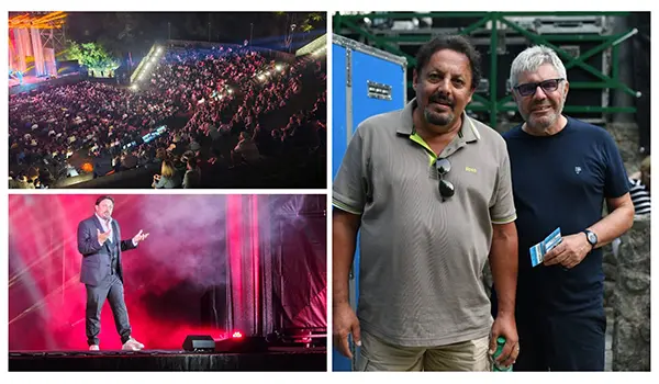 Due ore di risate, applausi e una lunga standing ovation per Enrico Brignano e il suo show “Bello di Mamma” al Teatro Parco Mitoio di Lamezia Terme 