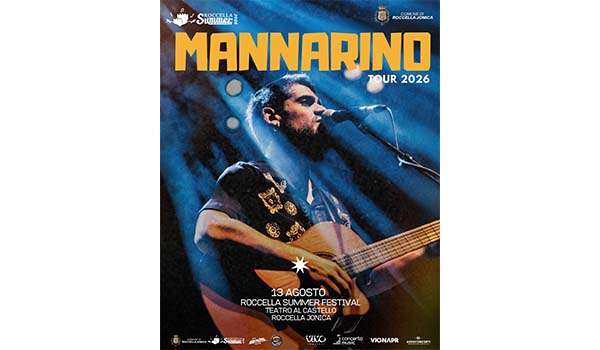 Roccella Summer Festival 2026, nel cast artistico ci sarà anche Alessandro Mannarino. Il concerto il 13 agosto