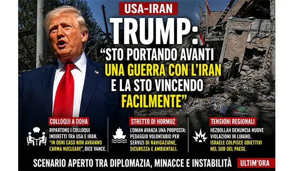 Guerra. Usa Iran, Trump alza i toni mentre ripartono i colloqui indiretti a Doha