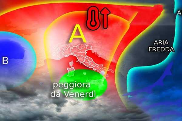 Previsioni Meteo: arriva l’anticiclone di primavera, ma durerà poco. 