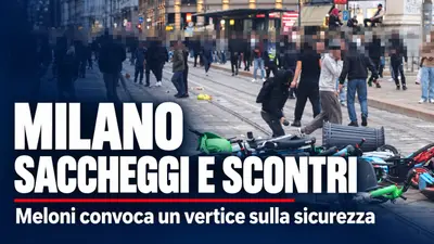 Milano torna sotto tensione tra saccheggi e scontri Meloni convoca un vertice sulla sicurezza