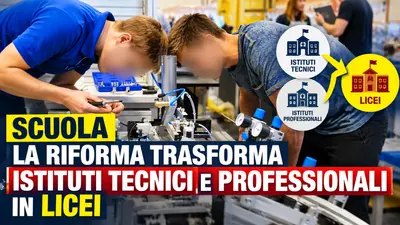 Scuola, la riforma trasforma istituti tecnici e professionali in licei