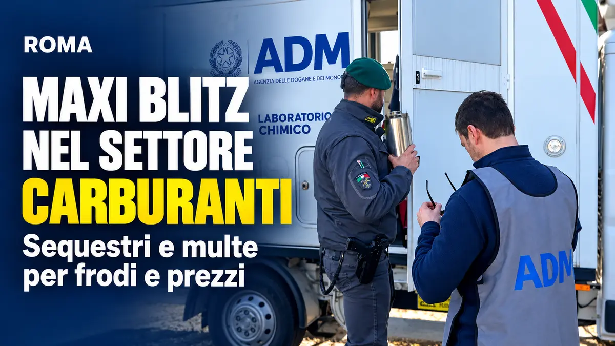 Roma, maxi blitz nel settore carburanti: sequestri e multe per frodi e prezzi